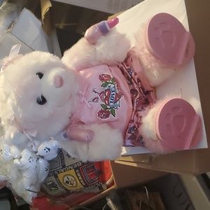 Build A Bear Bedtime Sweetheart Pink Cuddles Teddy